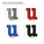 Lowercase Letter U Steel Cutout Shape, Raw Metal Wall Art and Craft Supply