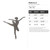 Ballerina 2 Steel Cutout Shape, Raw Metal Wall Art and Craft Supply