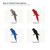 Parrot 2 Steel Cutout Shape - Raw Metal Wall Art and Craft Supply