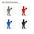 Chef Steel Cutout Shape - Raw Metal Wall Art and Craft Supply