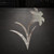Easter Lily Steel Cutout Shape - Raw Metal Wall Art and Craft Supply
