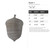 Acorn 1 Steel Cutout Shape - Raw Metal Wall Art and Craft Supply