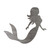 Mermaid 9 Steel Cutout Shape - Raw Metal Wall Art and Craft Supply