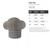 Chef Hat Steel Cutout Shape - Raw Metal Wall Art and Craft Supply