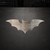 Bat Steel Cutout Shape - Raw Metal Wall Art and Craft Supply