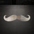 Moustache Steel Cutout Shape, Raw Metal Wall Art and Craft Supply