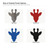 Giraffe Head Steel Cutout Shape - Raw Metal Wall Art and Craft Supply