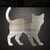 Cat Arch Back Steel Cutout Shape, Raw Metal Wall Art and Craft Supply