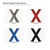 Letter X Steel Cutout Shape - Raw Metal Wall Art and Craft Supply
