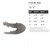 Crocodile Head Steel Cutout Shape, Raw Metal Wall Art and Craft Supply