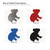 Koala Bear Steel Cutout Shape - Raw Metal Wall Art and Craft Supply