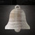 Holiday Bell Steel Cutout Shape - Raw Metal Wall Art and Craft Supply