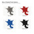 Flying Squirrel Steel Cutout Shape, Raw Metal Wall Art and Craft Supply