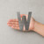 Letter W Steel Cutout Shape - Raw Metal Wall Art and Craft Supply
