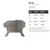 Manger Steel Cutout Shape, Raw Metal Wall Art and Craft Supply