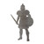 Gladiator Steel Cutout Shape - Raw Metal Wall Art and Craft Supply