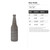 Beer Bottle Steel Cutout Shape - Raw Metal Wall Art and Craft Supply