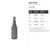 Beer Bottle Steel Cutout Shape, Raw Metal Wall Art and Craft Supply