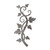 Vine Branch Steel Cutout Shape - Raw Metal Wall Art and Craft Supply