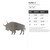 Buffalo 2 Steel Cutout Shape - Raw Metal Wall Art and Craft Supply
