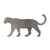 Leopard Steel Cutout Shape, Raw Metal Wall Art and Craft Supply