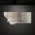 Montana Steel Cutout Shape - Raw Metal Wall Art and Craft Supply