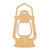 Camp Lantern Wood Cutout - Unfinished Baltic Birch Craft Shape