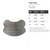 Frog Head Steel Cutout Shape, Raw Metal Wall Art and Craft Supply