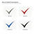 Check Mark Steel Cutout Shape - Raw Metal Wall Art and Craft Supply