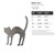 Black Cat 1 Steel Cutout Shape - Raw Metal Wall Art and Craft Supply