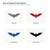 Flying Bat Steel Cutout Shape, Raw Metal Wall Art and Craft Supply