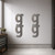 Lowercase Letter G Steel Cutout Shape, Raw Metal Wall Art and Craft Supply