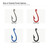 Fishing Hook Steel Cutout Shape - Raw Metal Wall Art and Craft Supply