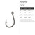 Fishing Hook Steel Cutout Shape, Raw Metal Wall Art and Craft Supply