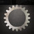 Gear 2 Steel Cutout Shape - Raw Metal Wall Art and Craft Supply