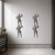 Muscle Man Steel Cutout Shape, Raw Metal Wall Art and Craft Supply