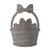Easter Basket Steel Cutout Shape - Raw Metal Wall Art and Craft Supply