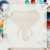 Elephant Head Reusable Mylar Stencil, 10 mil Plastic Paint Stencil for Crafts and Decor