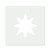 Eight Point Star Reusable Mylar Stencil - 10 mil Paint and Craft Stencil