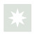 Eight Point Star Reusable Mylar Stencil, 10 mil Plastic Paint Stencil for Crafts and Decor
