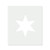 Six Pointed Star Reusable Mylar Stencil - 10 mil Paint and Craft Stencil
