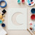 Crescent Moon Reusable Mylar Stencil - 10 mil Paint and Craft Stencil