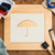 Umbrella Reusable Mylar Stencil - 10 mil Paint and Craft Stencil
