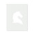 Horse Head 1 Reusable Mylar Stencil - 10 mil Paint and Craft Stencil