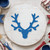 Reindeer Head Reusable Mylar Stencil - 10 mil Paint and Craft Stencil