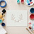 Reindeer Antlers Reusable Mylar Stencil - 10 mil Paint and Craft Stencil