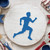 Running Man Reusable Mylar Stencil - 10 mil Paint and Craft Stencil