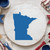 Minnesota Reusable Mylar Stencil, 10 mil Plastic Paint Stencil for Crafts and Decor