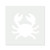 Cartoon Crab 2 Reusable Mylar Stencil - 10 mil Paint and Craft Stencil