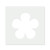 Flower Reusable Mylar Stencil - 10 mil Paint and Craft Stencil